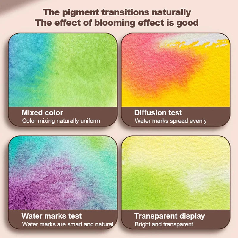 Pocket Artist - Portable Travel Watercolor Set (8/15 Colors Available)
