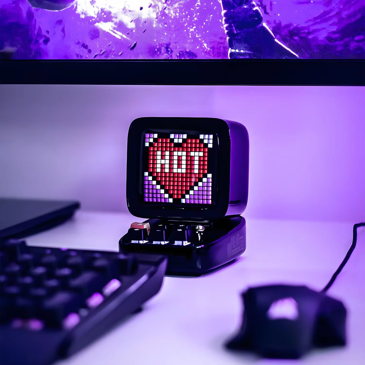 Divoom Ditoo-Pro – Mini Retro Pixel Art Bluetooth Speaker with DIY LED Display and Smart Entertainment Features