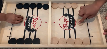 Fast Sling Puck Table Game – Desktop Hockey for Kids and Adults, Fun for Family and Friends!