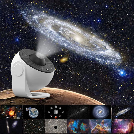 13-in-1 Star Projector – Planetarium Galaxy Projector with Aurora and Cosmic Scenarios for the Whole Family